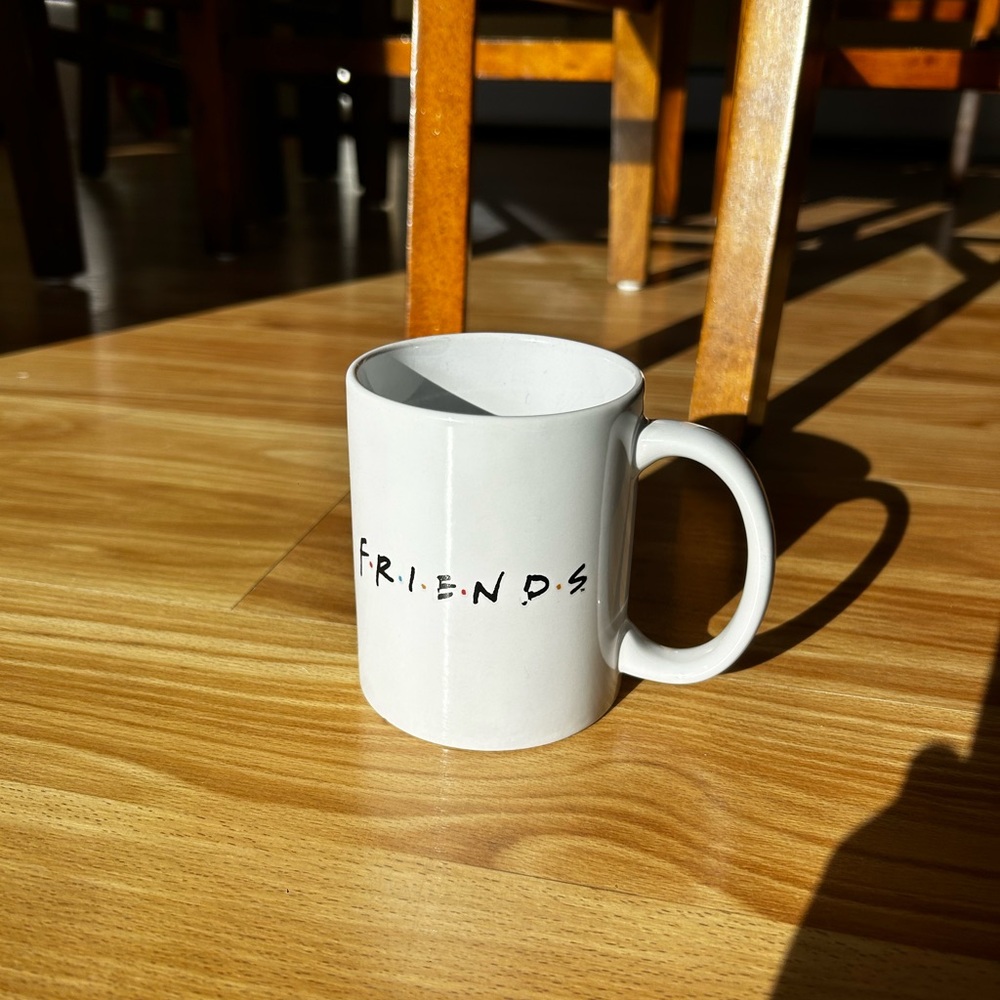 White Friends Mug